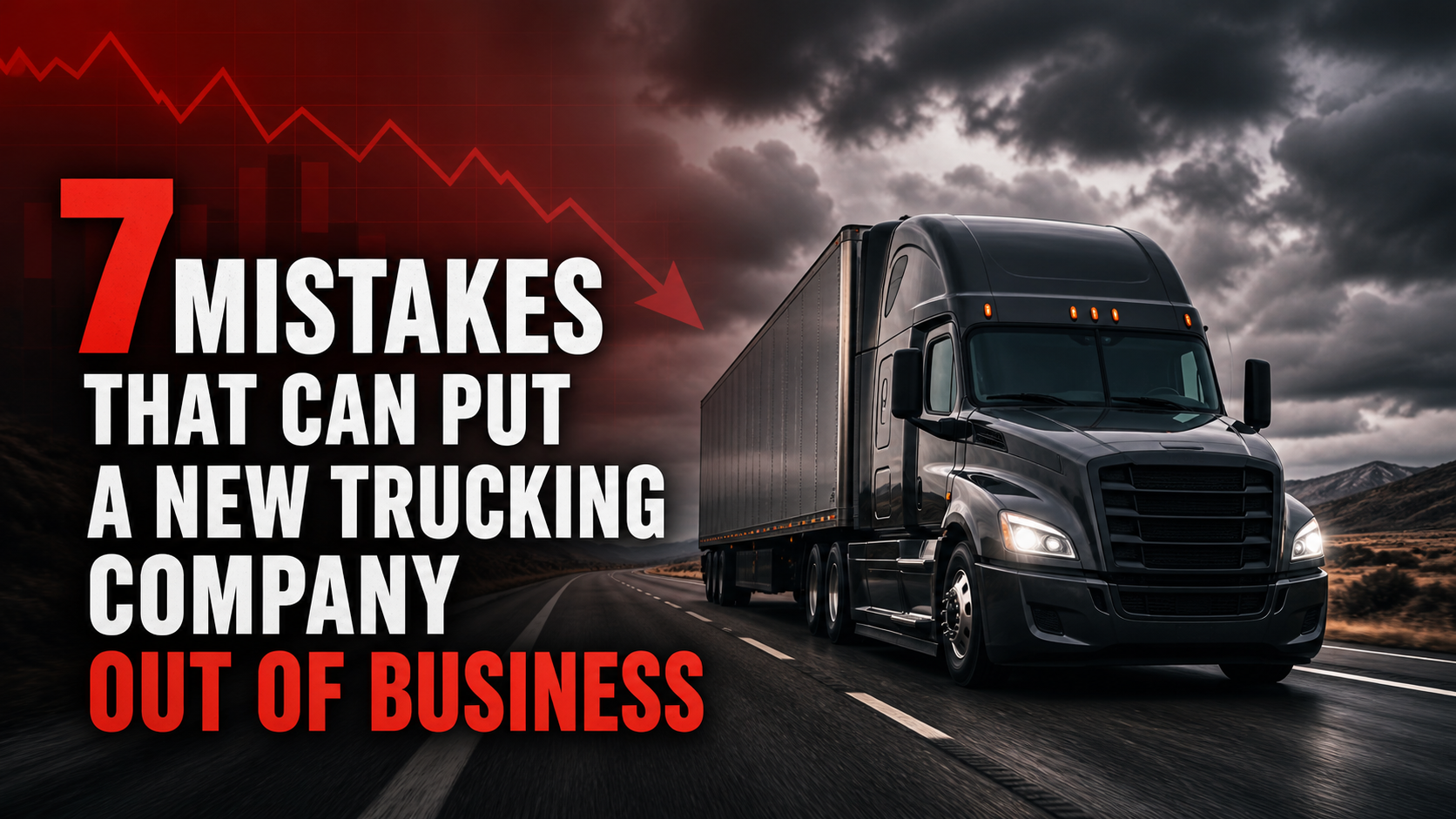 Truck with text of the title
